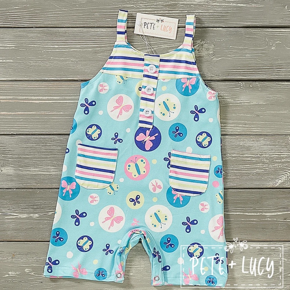 Pete+Lucy infant girl’s romper